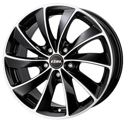 Rial RIAL LUGANO 8.0X18 5/120 ET35 d72.6 /diamond-black front polished/ BMW [LU80835W13-1] | ������� LU80835W131