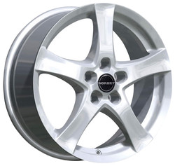 ���� ����� Borbet F 16/6,5 ET38 brilliant-silber | ������� WHS062488