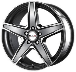 ���� ����� Mak Stern 20/8,5 ET35 Gun metallic - mirror face | ������� WHS062988