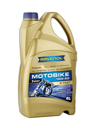 ������ �������� ����� Ravenol Motobike 4-T Ester 10W-50 (4�) new ������������� | ������� 4014835730892
