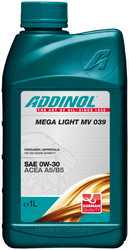 ������ �������� ����� Addinol Mega Light MV 039 0W-30, 1� ������������� | ������� 4014766071729