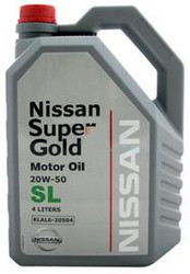 ������ �������� ����� Nissan Super Gold 20W50 SL ����������� | ������� KLAL620504