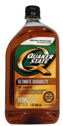 ������ �������� ����� Quaker state Ultimate Durability SAE 0W-20 Full Synthetic Motor Oil ������������� | ������� 073102000346
