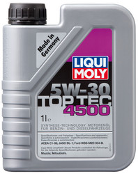 ������ �������� ����� Liqui moly Top Tec 4500 SAE 5W-30 Hc-������������� | ������� 3724