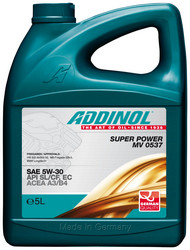 ������ �������� ����� Addinol Super Power MV 0537 5W-30, 5� ������������� | ������� 4014766240460