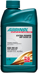 ������ �������� ����� Addinol Extra Power MV 0538 LE 5W-30, 1� ������������� | ������� 4014766072191