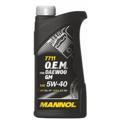 ������ �������� ����� Mannol O.E.M. for Daewoo GM 5W-40 ������������� | ������� 4036021101491